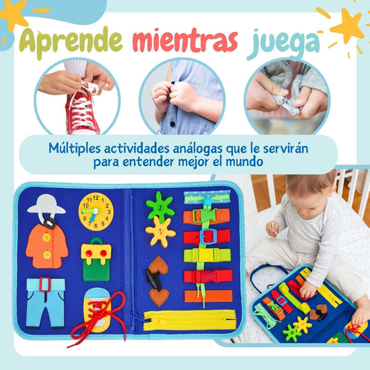 Maletín de fieltro con Broches y Cierres