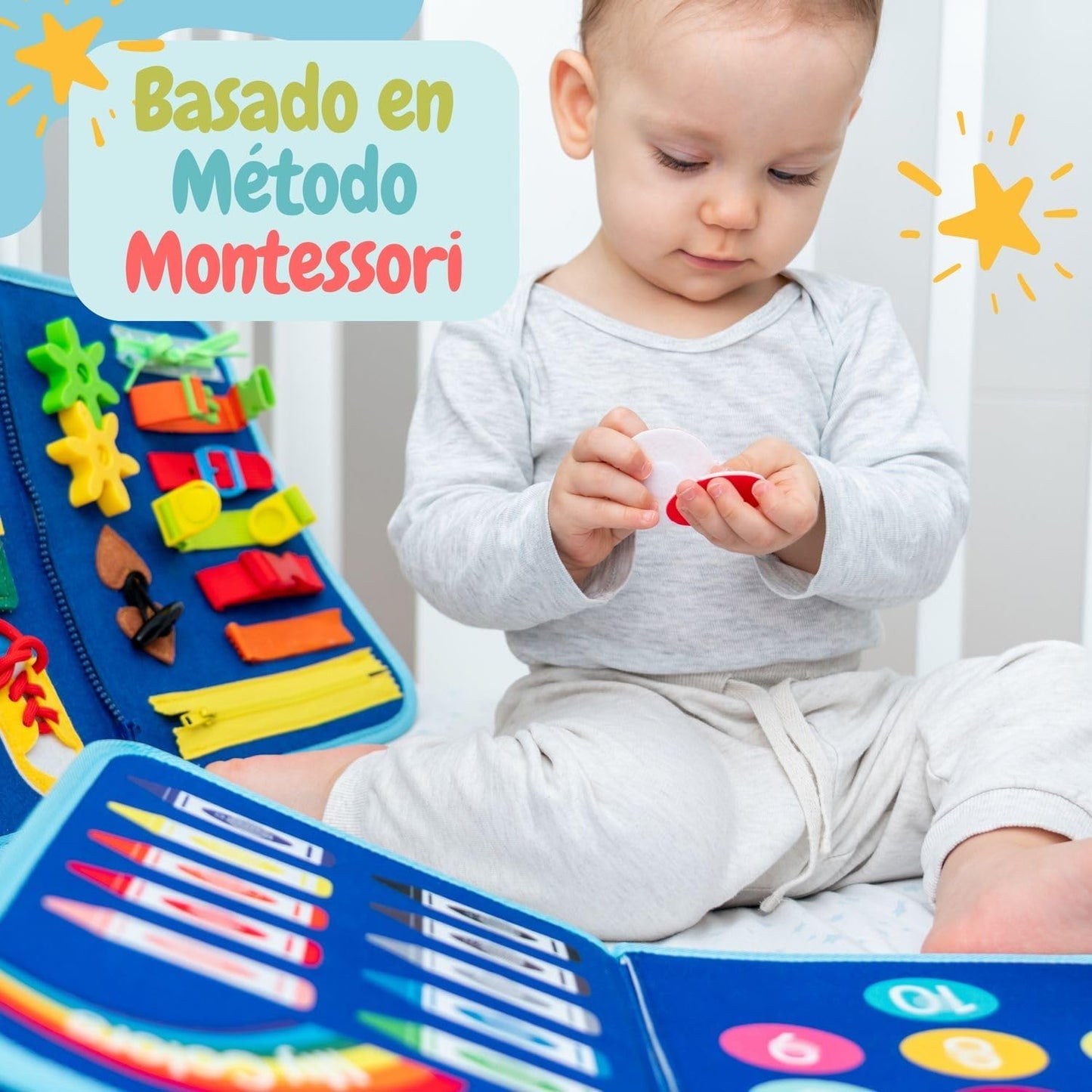 Maletín de fieltro con Broches y Cierres